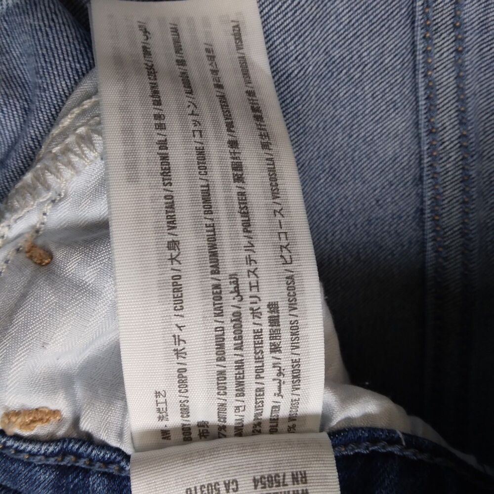 Hollister High Rise Vintage Flare Blue Jeans Patchwork Hippie Festival Women's 3 - Picture 5 of 13